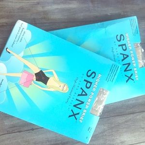 NWT SPANX Higher Power 2 Pairs Waist Shaping Sz C